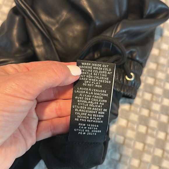 Bagatelle Black Faux Leather Pants - Picture 6 of 9